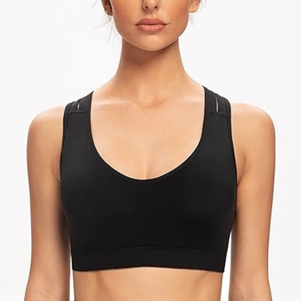 Sportbehå för kvinnor, strapless, för sexig rygg