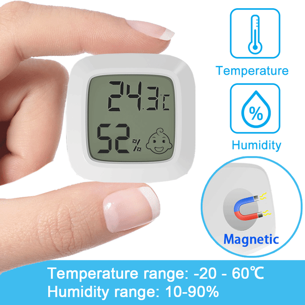 Mini LCD Indendørs Termometer Høj Præcision Digital Temperatur