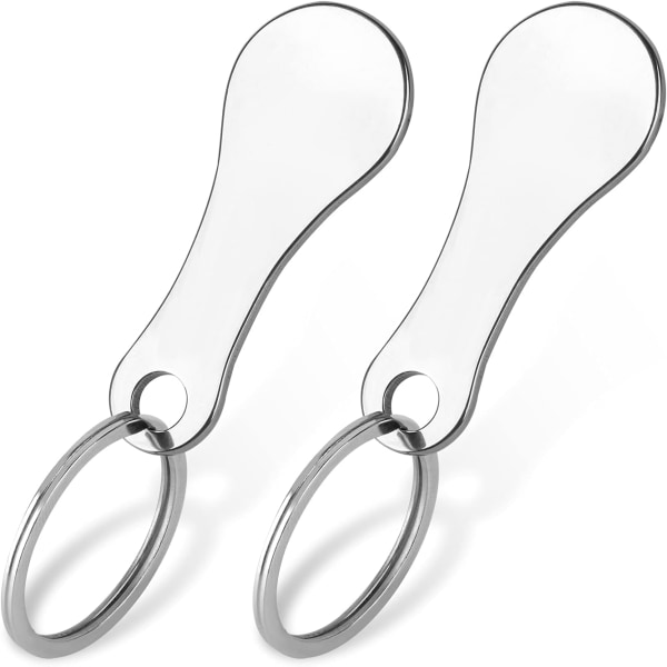 Rustfrit Stål Token Caddy - 2 Sæt - Aftagelig Token Caddy