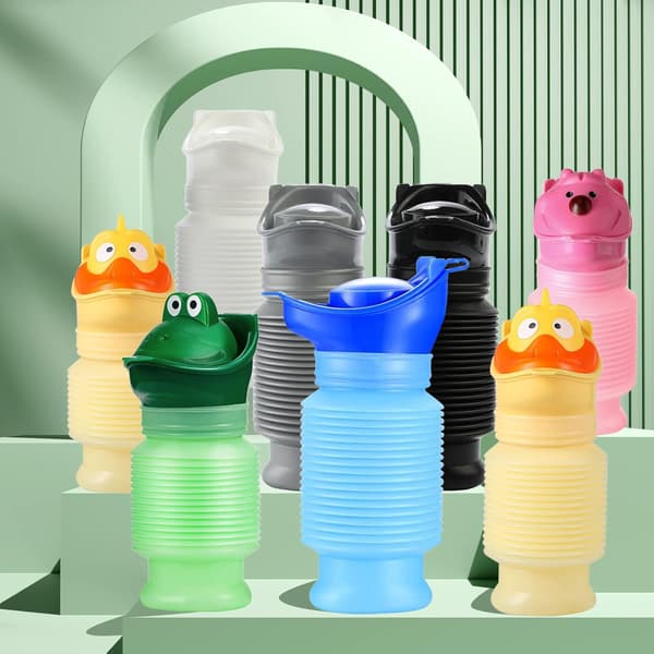 Skalerbart Nødurinal, 750ml Bærbart Toalett for Bil