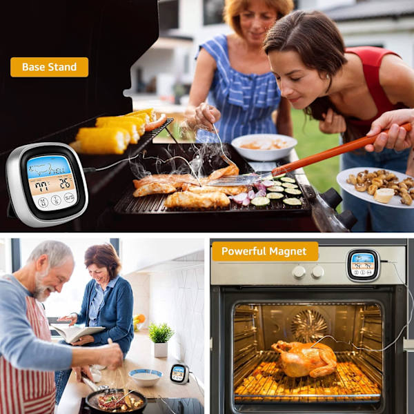 Kökstermometer, Kötttermometer Ultra-Lång Sond Instant
