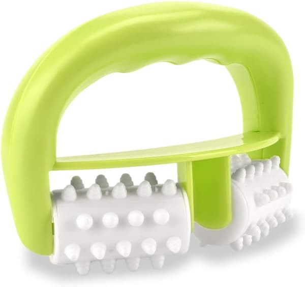 2 stycken Arm 2 Hjul V-formad Massager Arm Massage Lugnande