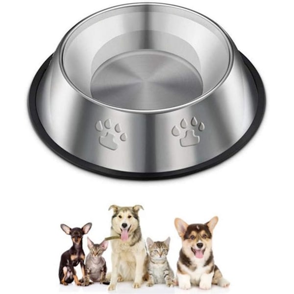 Pet Stainless Steel Foder Skål (Skål lavet af rustfrit stål