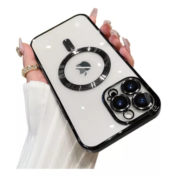 Transparent TPU-fodral med MagSafe för iPhone 13