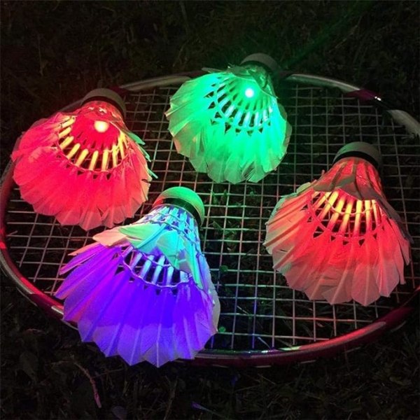Svänghjul, badmintonsvänghjul LED sena nattljus fågel