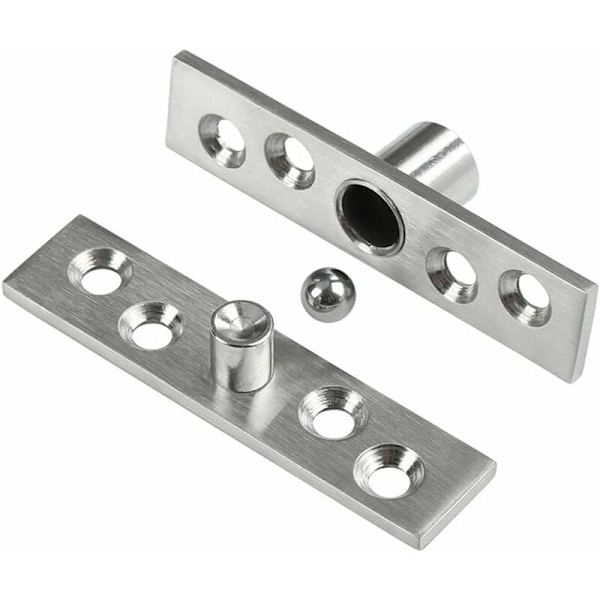 2 kpl 360° kääntyvä piilotettu ruostumattomasta teräksestä valmistettu ovi sarana 100mm x 23.7mm