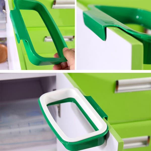 1 stycke anti-loss design skåpsophängare sopsäck