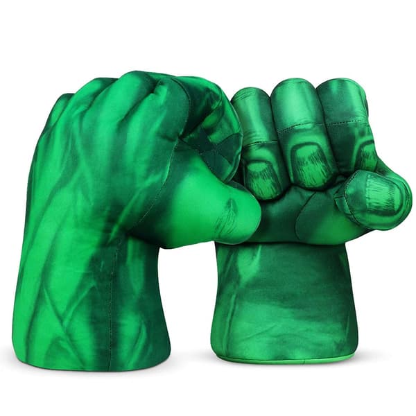 1 par gröna cosplay superhjälte kostymnävar
