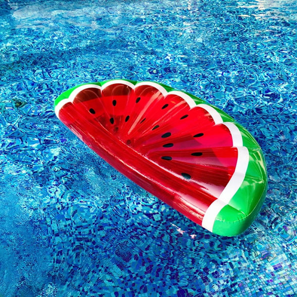 Badebasseng Hengekøye i Vannmelonform, Flytende Seng, Basseng