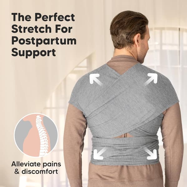 Baby Wrap Carrier Klassisk Grå