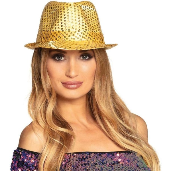 Glitterhattu, unisex, discoasu, discotarvike, karnevaali