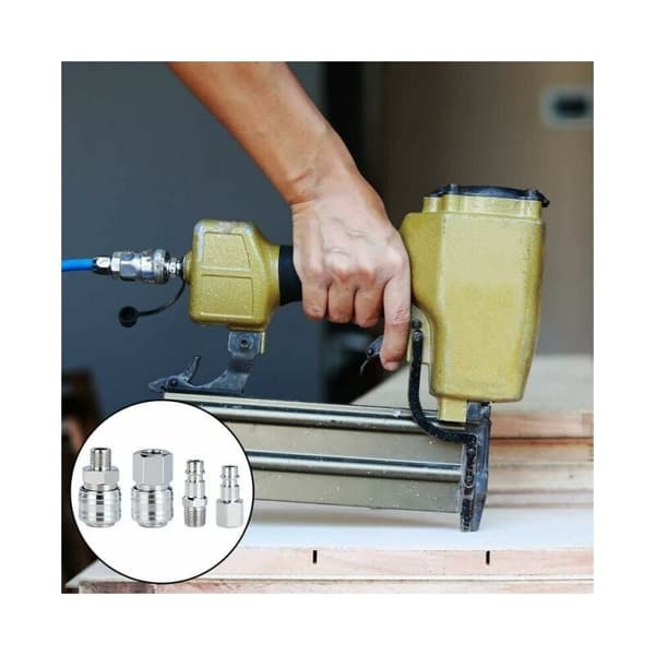 10 stycken kompressor snabbkoppling 1/4\" BSP pneumatisk luftkoppling