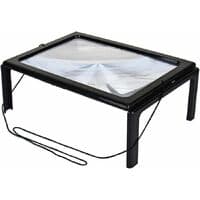 1 stk Storformat A4 Håndfri 3x Forstørrelsesglas med LED-lys