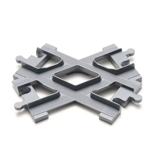 nye 2 slags spor - 175 duplo togskinner blokke crossover dele jernbaneswitch byggeklodser gi