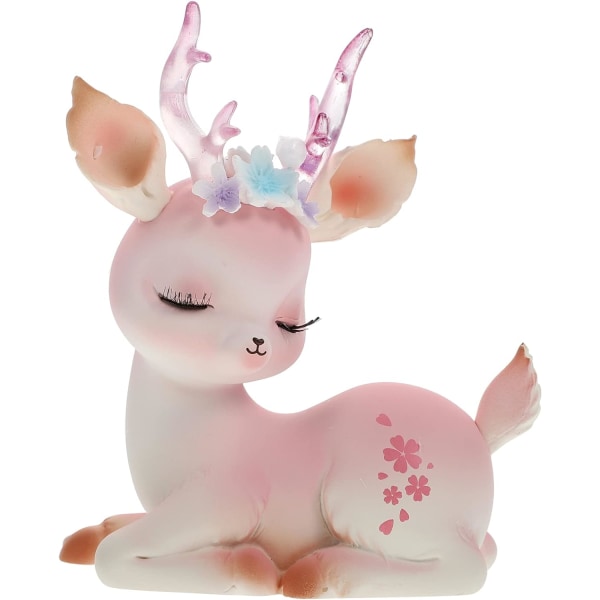 1st Baby Deer Figurine Cake Topper Mini Staty Doe Ren
