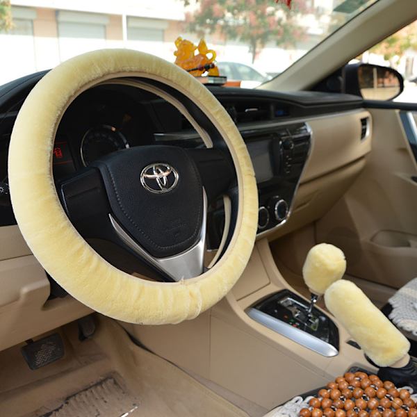 3-pack Tjock Varm Sektions Rattöverdrag Plush Rally