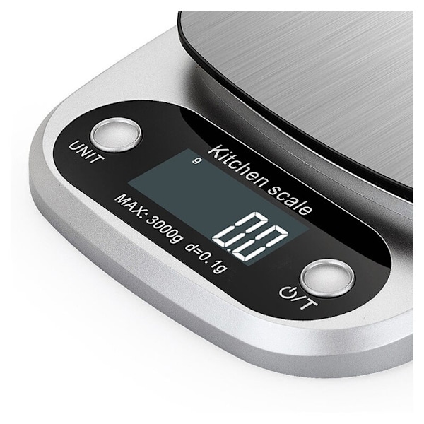 Köksskala 22 lb/10 kg Hög precision digital matlagningsskala