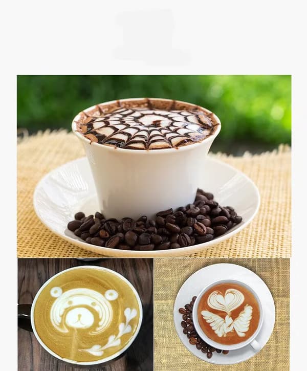 Latte Art Kaffeekunst Pen i Rustfrit Stål, Kaffe Nåle