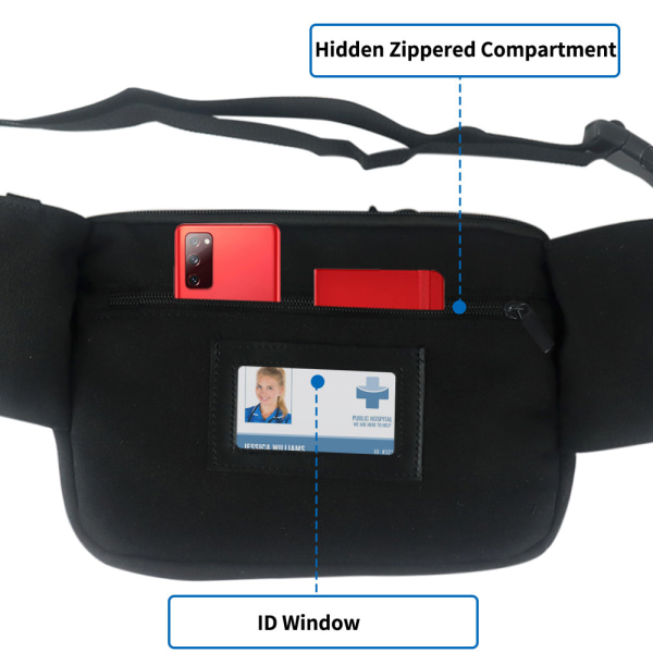 1 stk svart multi-rom og tapeholder multifunksjonell