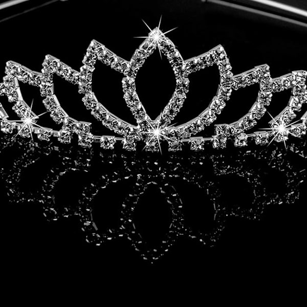 Rhinestone Prinsesse Tiara Krone, Bryllups Tiara, Brud Tiara