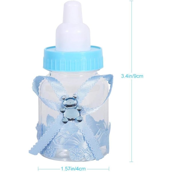 Godisflaska 12 st Godischokladflaskor Box för Baby Shower