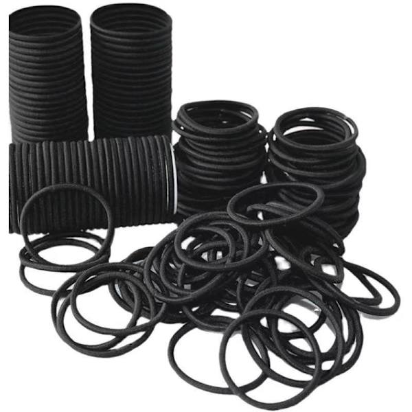 100 stk Elastiske Hårstrikk, Elastiske Hårstrikk Hestehaleholder,
