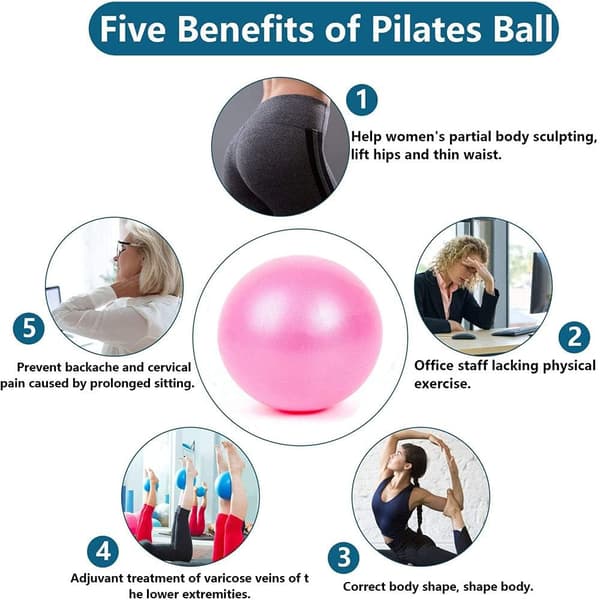 Träningsboll Pilatesboll Yogaboll Splittersäker PVC-träning