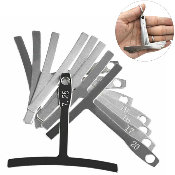 9 Gitarstrengmålere i Metall med Lavere Tykkelse - Strengbytter for Gitarteknikere