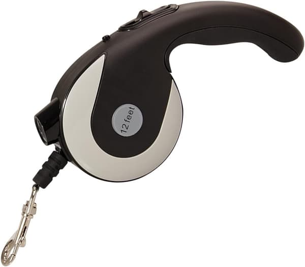 1 stk (Sort) Fleksibel Hundelead - Let Hundelead -