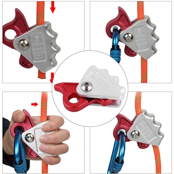 1 stycke repspärr, utomhusklättringsutrustning, anti-fall
