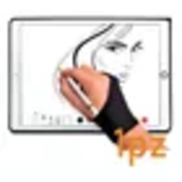 2-fingershansker Digital tegnebrett papirbeskyttelse F