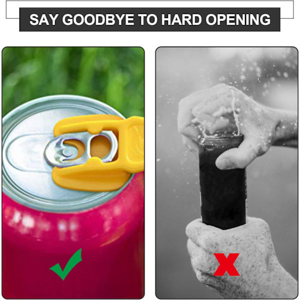 8 stycken Manuell Färgad Soda Ölburksöppnare Tätning Ölskydd