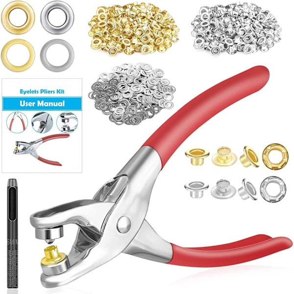 803 Delars Öljett Tång Kit, 1/4 Tum 6mm (Innerdiameter)