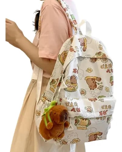 Skolebagg Capybara, Søt Skolebagg