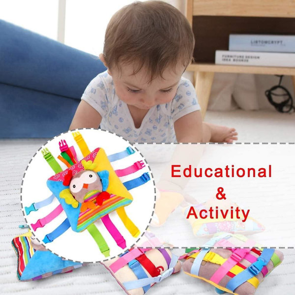 Loop Kudde Leksaker för småbarn, Sensorisk aktivitet Lärmotor