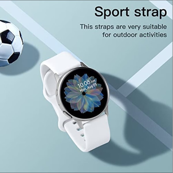 Silikonarmband Kompatibelt med Samsung Galaxy Watch Active 2
