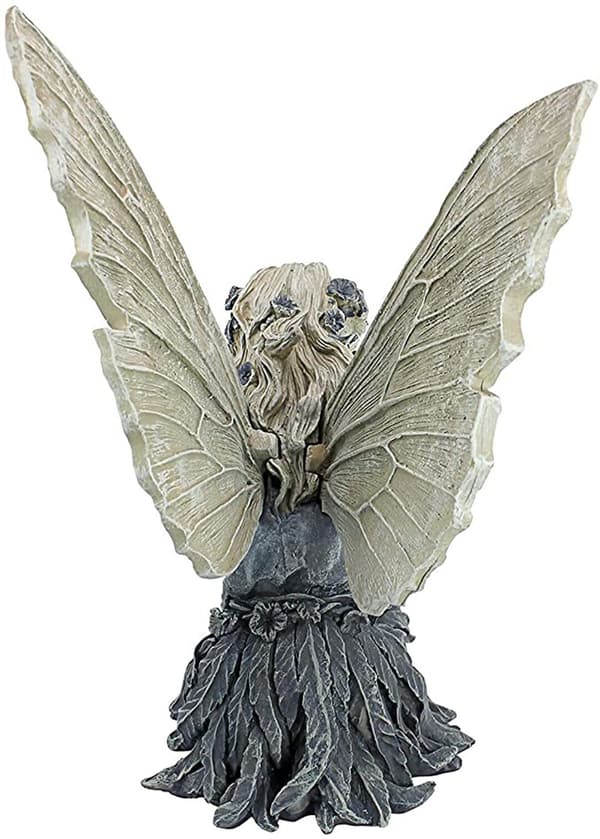 1 Stykke Engelpige Foder Resin Ornament Figur Udehave