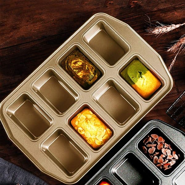 1 mini bakeform, ikke-klebende, kake, brød, bakeform, karbon