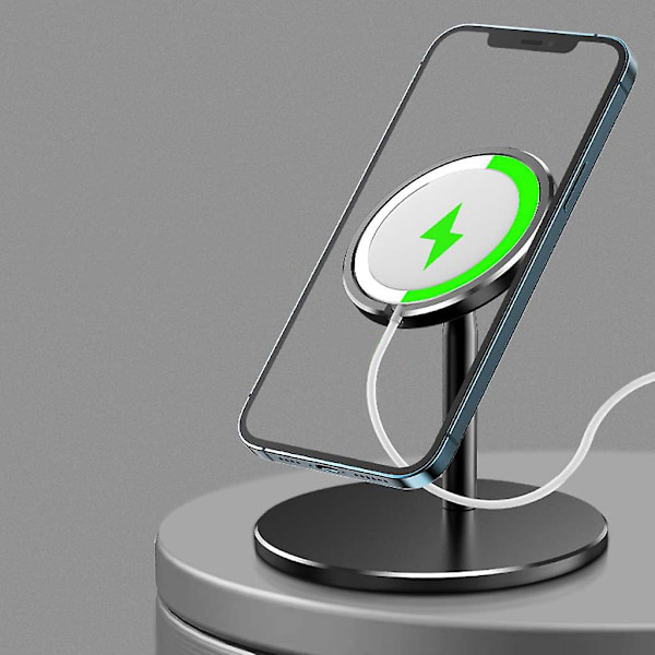 360 Laddare Stativhållare Magnetisk Trådlös Snabbladdning Laddare Stativfäste