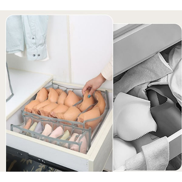 Åndbar Mesh Tøjopbevaringsboks Jeans, Undertøj, Garderobe