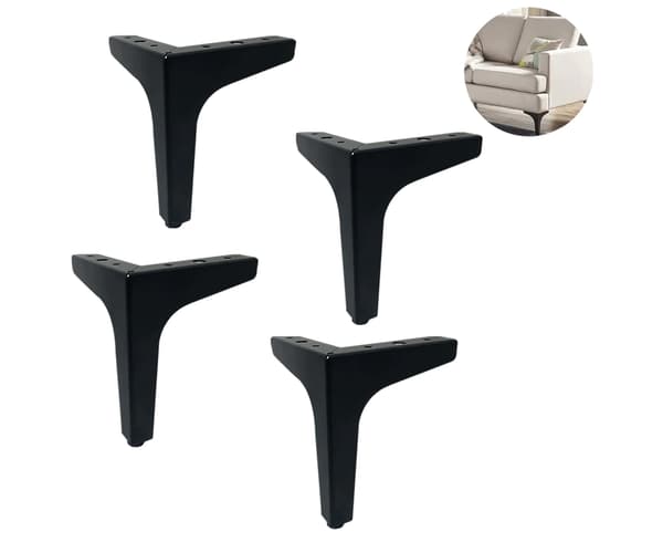 4 Pakk Metall Møbel Sofa Ben, Moderne DIY Møbel Ben