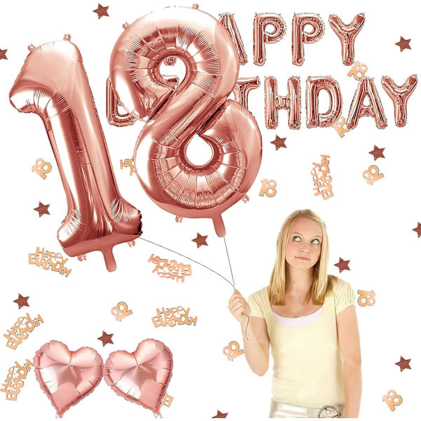 18 års fødselsdag balloner, 18 års fødselsdag balloner, 18 års fødselsdag