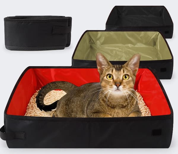 Bærbar Katteboks, Foldbar Katteboks, Lett