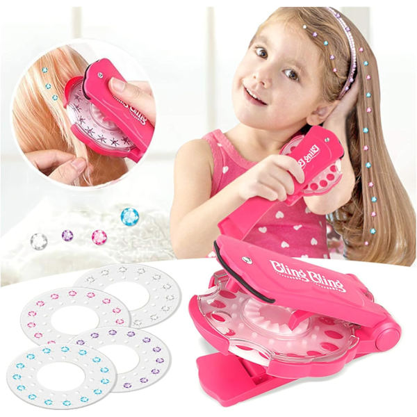 Joulu- ja syntymäpäivälahjat tytöille, Bling Bling -hiuskoristeet, tyttöjen lelut, tyttöjen cosplay-korut jouluun