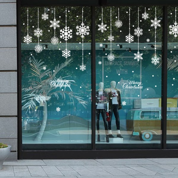 Glædelig Jul Hjem Soveværelse Vindue Vægsticker Mural