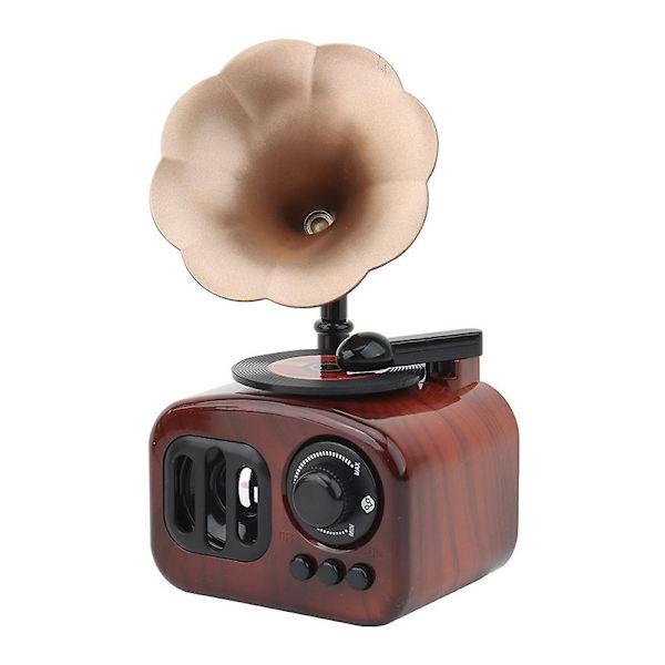 Vintage Grammofonspill Musikkboks Antik Mekanisme Klokkeverk Musikalsk Ornament