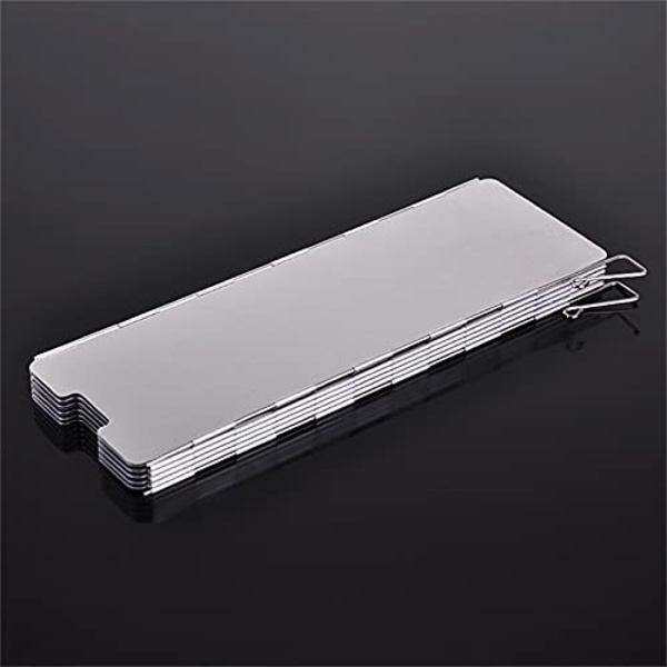 10-panel vindskydd i aluminium