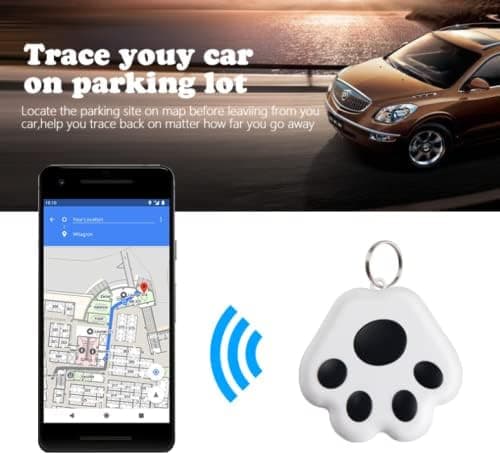 Mini kissa/koira GPS-seurantalaite (42*40*10mm), Bluetooth-paikannin