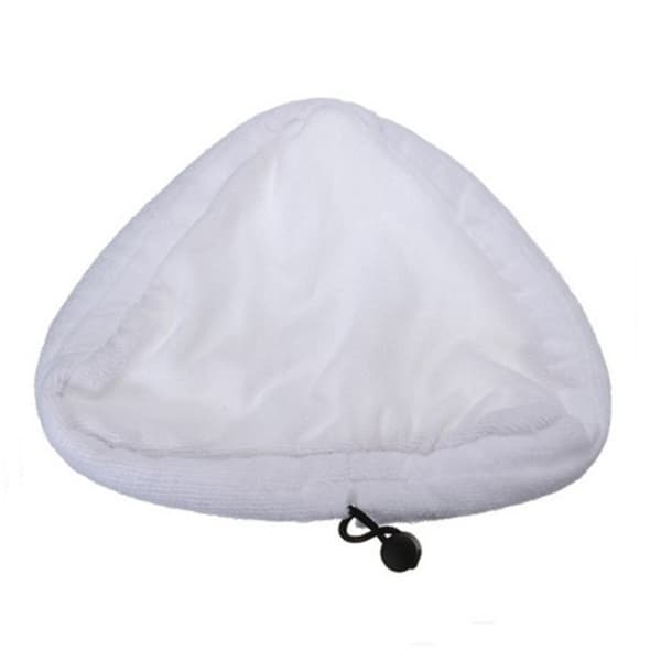 8 stk Hvite Trekantede Mopphode Kluter Mikrofiber Dampmopp