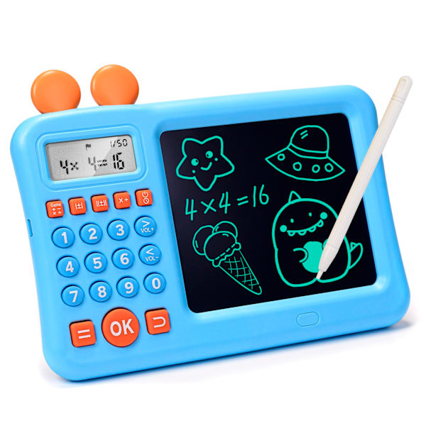 1 matematikk-kalkulator for barn, leke- og læringsleketøy for barn
